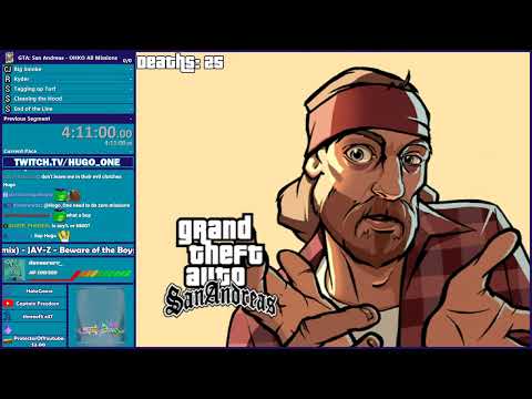GTA San Andreas One HP OHKO All Missions Speedrun Part 2