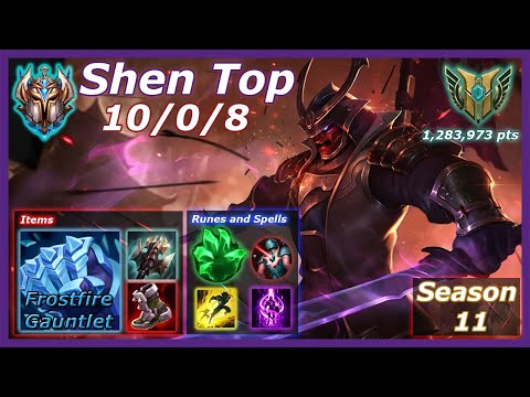 Challenger Shen vs Riven - Shen Season 11 - How to play Shen - Shen build - Shen s11 - シェン - Σεν