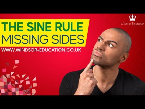 How To Use The Sine Rule | Missing Sides | Higher Tier | GCSE Maths