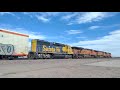 Monster EB BNSF Mix Freight Train With Bluebonnet In Daggett Ca Bigbossrailfanner