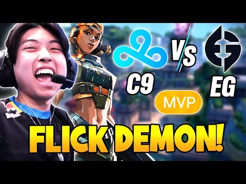 OXY STYLING ON EG IN VCT AMERICAS | C9 vs EG Highlights
