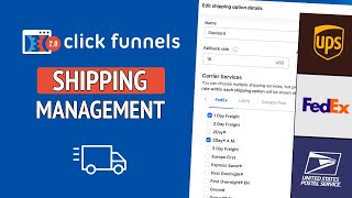 Shipping Management in Clickfunnels 2.0 - Clickfunnels 2.0 Tutorial