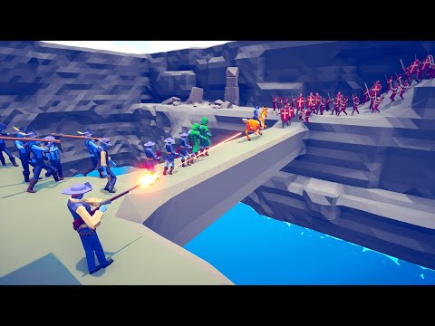 WILD WEST FACTION vs OTHER TEAM ⛏ | Totally Accurate Battle Simulator TABS