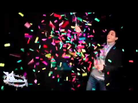 Voir la vidéo de 6 Baguette a confettis argent