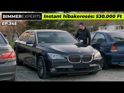BMW 730d (F02) instant hibakeresés, gyári szívósor 530.000 Ft-ért / Elvitték a Renault Megane-t