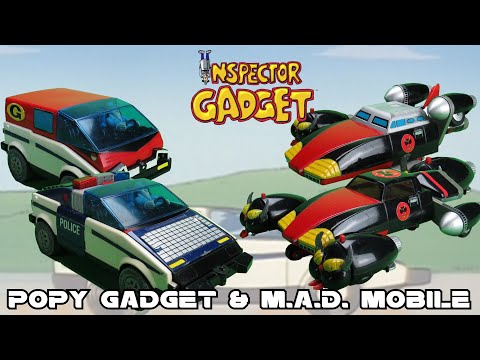 Inspector Gadget - Popy Bandai - Gadget Mobile and M.A.D. Mobile -  Review