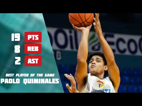 PAOLO QUIMINALES 19 PTS 8 REB 2 AST vs. CAM NORTE WARRIORS | PSL Highlights