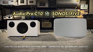 Audio Pro C10 vs SONOS FIVE