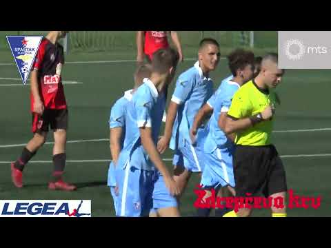 KADETSKA LIGA VOJVODINE / FK SPARTAK ŽK - FK RADNIČKI ZRENJANIN  - 5:0 / VIII KOLO /02.10.2022