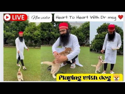 Dr Saint Msg playing with dog 🐕 | saint Dr.msg new reel video |