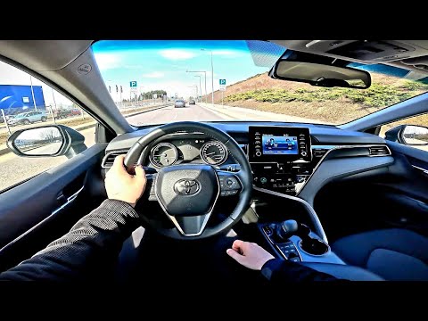 2022 Toyota Camry Luxury sedan [ 2.5l hybrid 218hp e-CVT ] POV Test Drive