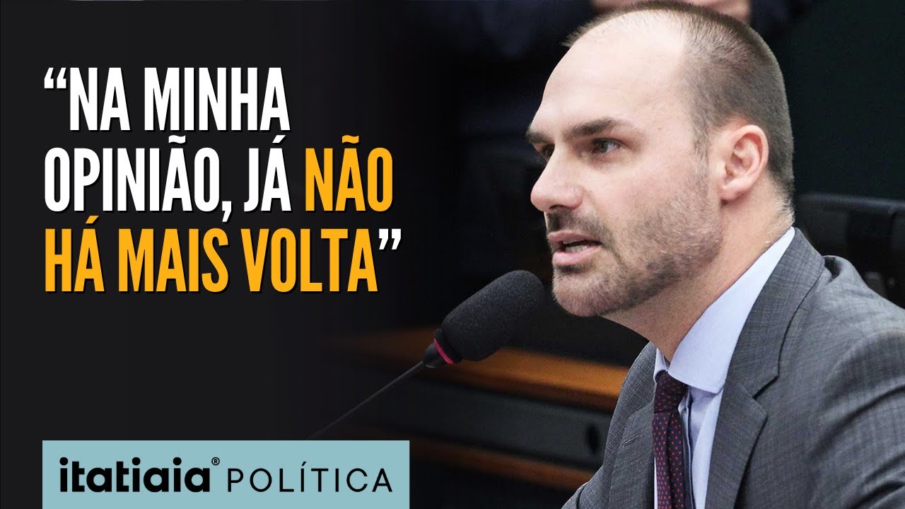 EDUARDO BOLSONARO COMENTA AÇÃO DO CONGRESSO AMERICANO CONTRA MORAES: "NÃO HÁ MAIS VOLTA"