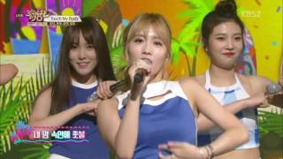 [Special Stage] 160624 TWICE G-Friend Red Velvet CLC - Touch My Body @ KBS Music Bank (1080p/60FPS)