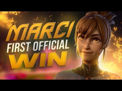 Marci First Official Win in Pro Dota 2 !!