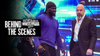 Download lagu Triple H produces WrestleMania entrances: Behind the Scenes mp3