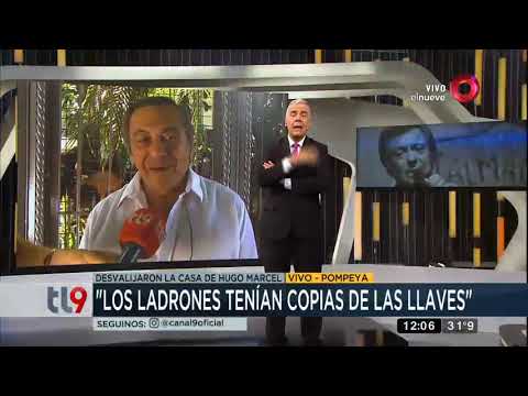 La pesadilla de Hugo Marcel cuando hace poco le desvalijaron la casa