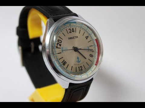 Instructions for using mechanical Soviet Raketa 24 2623 Polar Antarctic