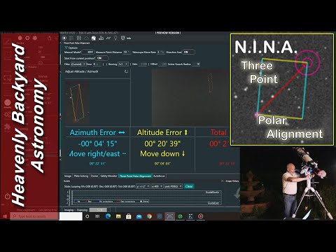 Three Point Polar Alignment App for N.I.N.A.