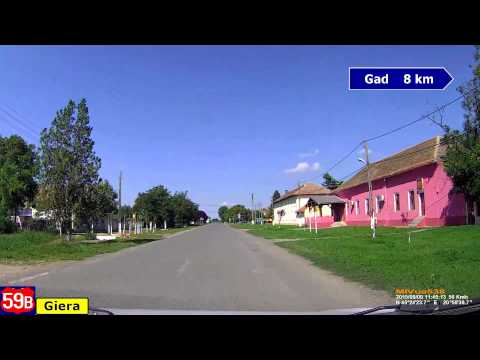 DN 59B:  Deta - Foeni.  (Timelapse 2x - Real sound)