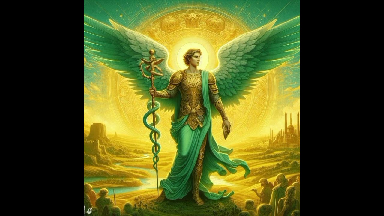 El arcángel Rafael Médico Divino, libera y sana#arcangeles#ArcangelRafael.