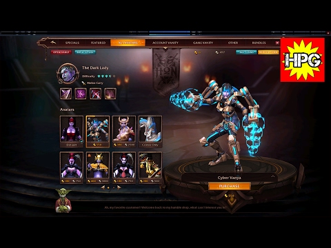 HoN 4.0 Pro The Dark Lady Gameplay - Monsk - Diamond I