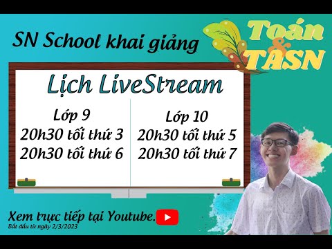 Ao vivo 7/2: Toán 9: Giải toán bằng cách lập hệ phương trình (tổng hợp full dạng đề thi TS 10 hay gặp)