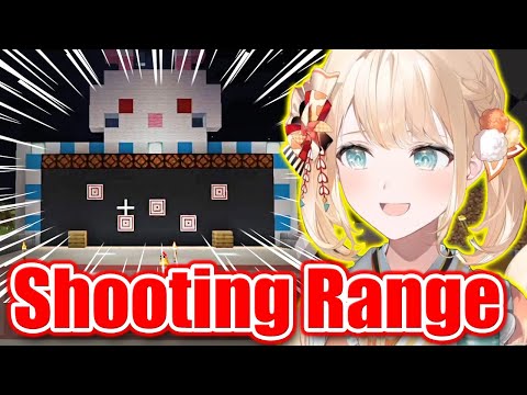 Iroha Shows Her Insane Archery Skills At The Shooting Range - Minecraft Holoserver ENG Sub Hololive