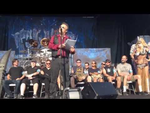 Jello Biafra's eulogy for Dave Brockie / Oderus Urungus