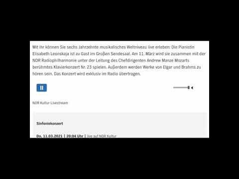 Immediately after the first half - Interview NDR 11.03.2021