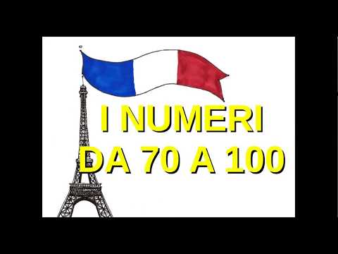 Francese1: les nombres de 70 à 100