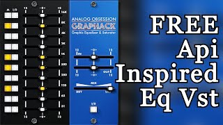 Video thumbnail for Cool FREE EQ Vst Plugin Api 500 Inspired by Analog Obsession -  GrapHack - Review & Demo by Amner Hunter