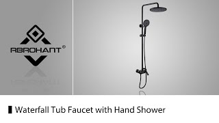 3-Function Shower Faucet Brass Exposed Shower System Matte Black RB1041