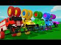 Super Simple Songs Baby Shark Wheels On The Bus Find The Right Wheel By Color Baby Nursery Rhymes