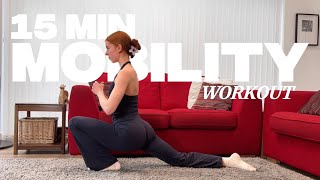 15 Min FULL BODY MOBILITY WORKOUT At Home (no equipment, beginner adaptations)