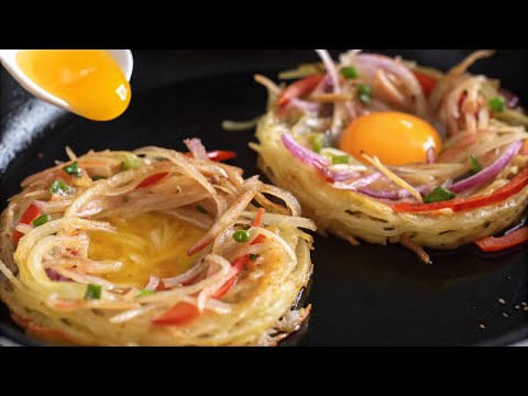 Quick and easy breakfast or dinner in 10 minutes! 👍😋So delicious!