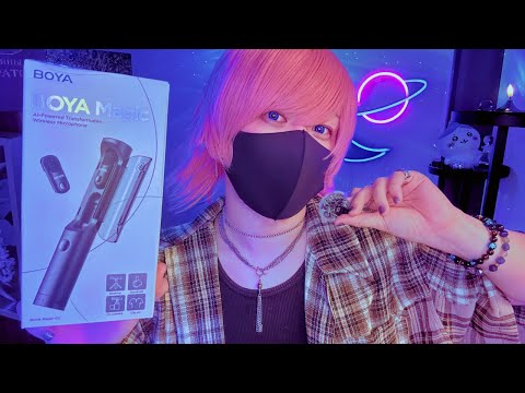 【ASMR】新マイクの実力…ゼロ距離オノマトペで15分で寝落ち💤🎧｜BOYA Magic体験【音フェチ】