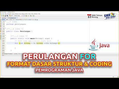 Perulangan For Counted Loop Dasar Pemrograman Java