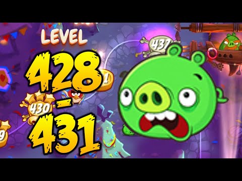 UNLOCK LEVEL 428-431 | ANGRY BIRDS 2 (HARD LEVEL) - MAP Pig City Ham Francisco