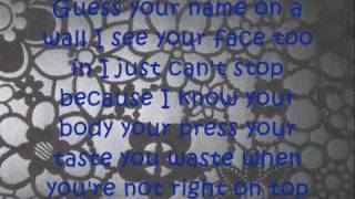 Here I sit - All American Rejects + Lyrics on Screen!