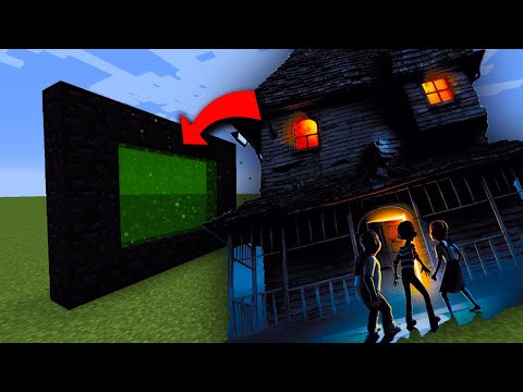 How To Make A Portal To The Monster House Dimension In Minecraft!