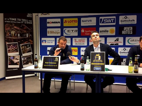 05.05.2017: Eintracht Trier - TSG Hoffenheim II 0:0 - Pressekonferenz mit Rudi Thömmes (Trier)