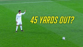Cristiano Ronaldo goes for some wild attempts at goal...