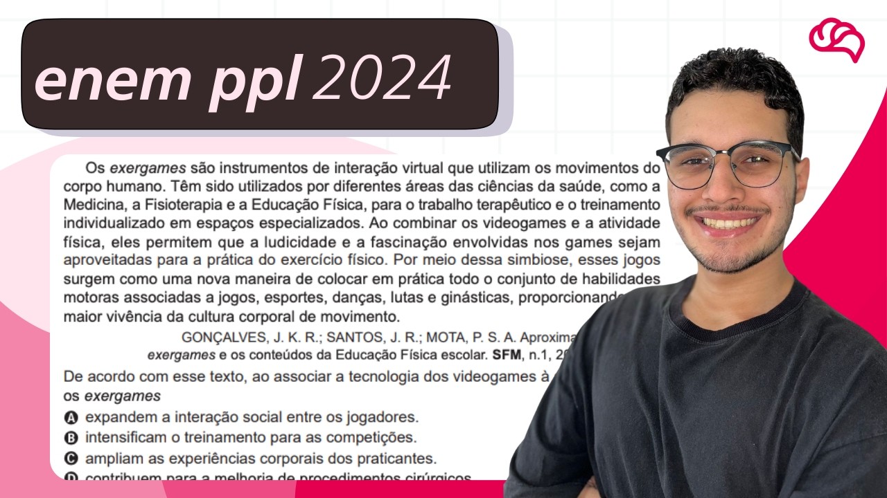 Resolução em Vídeo — Questão 41 ENEM 2024 PPL