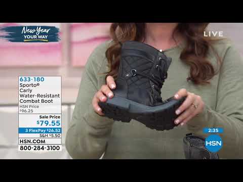 Sporto Carly WaterResistant Combat Boot