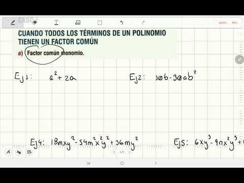 Factorización 2 - Factor Común
