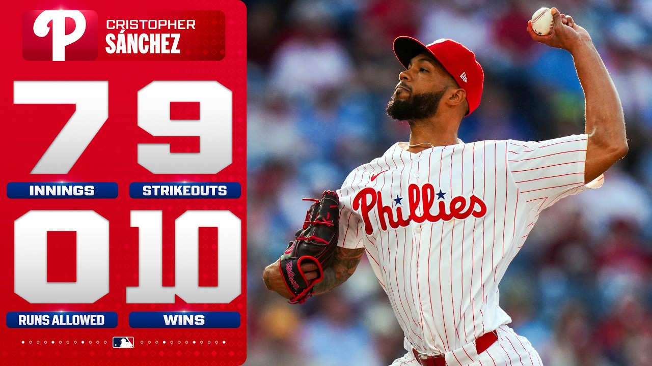 Cristopher Sánchez DOMINATES for the Phillies to earn 10th win of the season! 🔥 | MLB Highlights