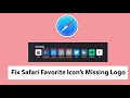 Fix Safari S Favourite Icon S Missing Logos