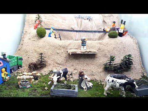 LEGO DAM BREACH MOVIES Part 4 - Dam Failures AND RANCH DESTROYED