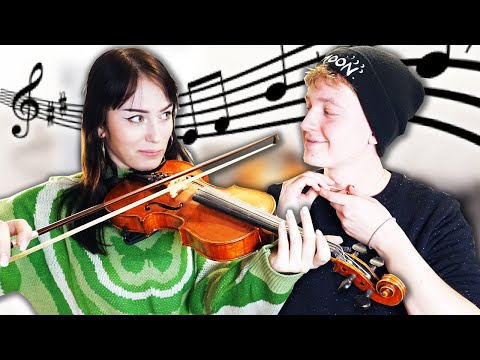 Učím Nudličku Hrať na HUSLE a prekvapila ma....