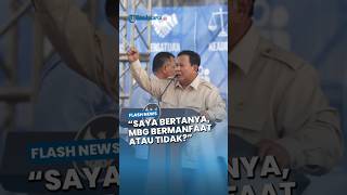 Prabowo Lantang Tanyakan Manfaat MBG di Depan Buruh, Singgung Ekonomi hingga Hidup Petani